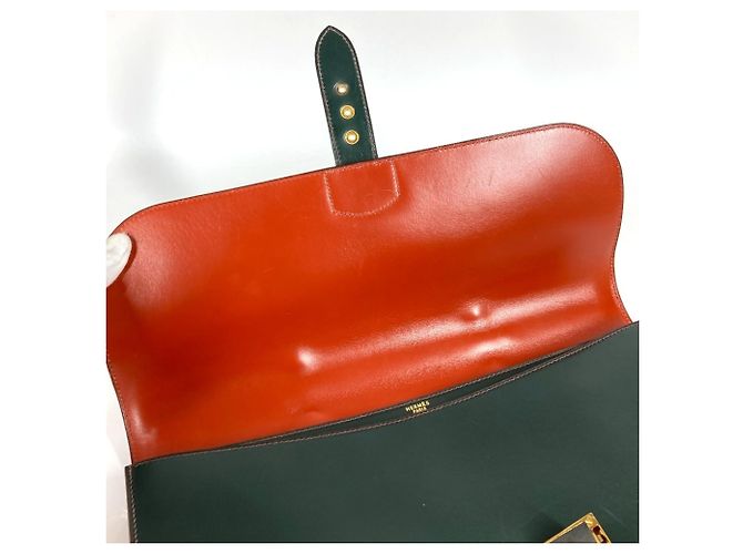 Hermès Borsa Hermes Sac à Dépêches 38 Marrone Cachi - vista 13