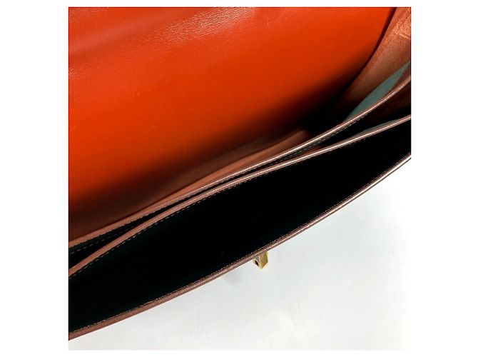 Hermès Borsa Hermes Sac à Dépêches 38 Marrone Cachi - vista 15