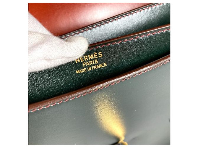 Hermès Borsa Hermes Sac à Dépêches 38 Marrone Cachi - vista 18
