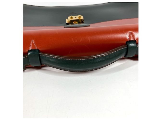 Hermès Borsa Hermes Sac à Dépêches 38 Marrone Cachi - vista 3