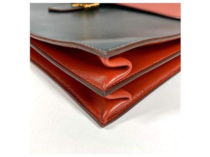 Hermès Borsa Hermes Sac à Dépêches 38 Marrone Cachi - vista 7