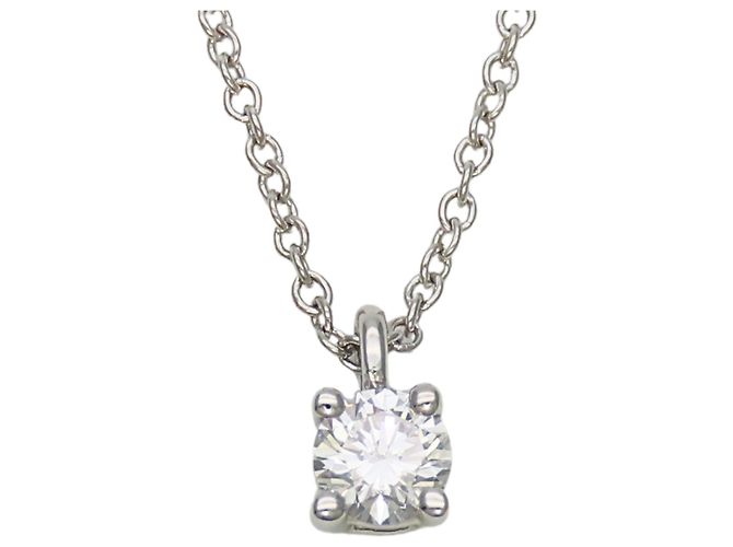 Tiffany & Co. Solitaire Necklace Silvery - view 2