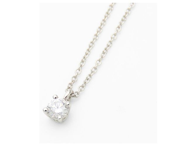 Tiffany & Co. Solitaire Necklace Silvery - view 4