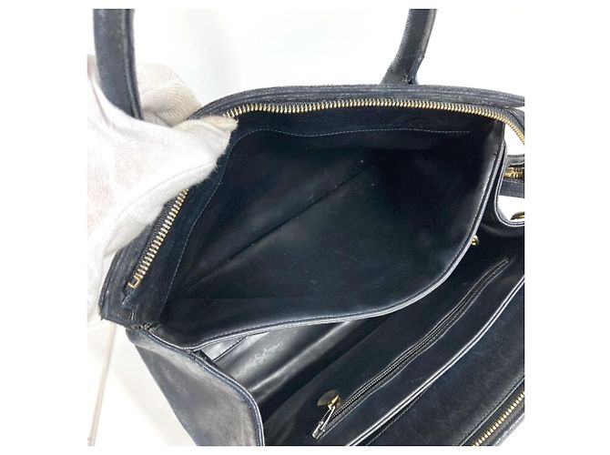 Borsa tote logo V-stitch vintage Chanel Nero - vista 17