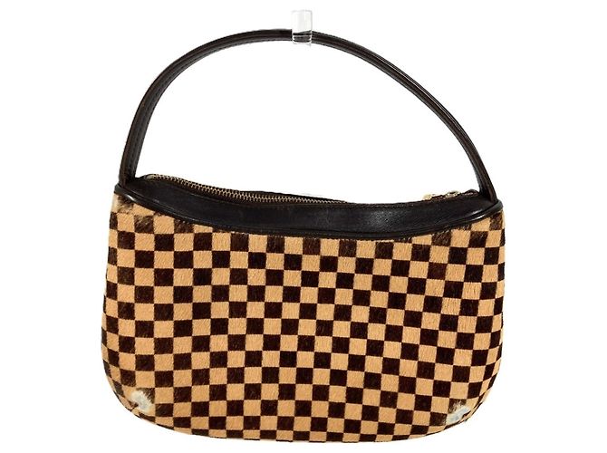 Pochette a mano Louis Vuitton Taiga Marrone - vista 6