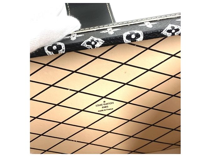 Borsa Petite Malle Catgram Monogramma Louis Vuitton Nero - vista 13