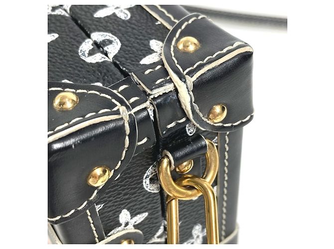 Borsa Petite Malle Catgram Monogramma Louis Vuitton Nero - vista 14