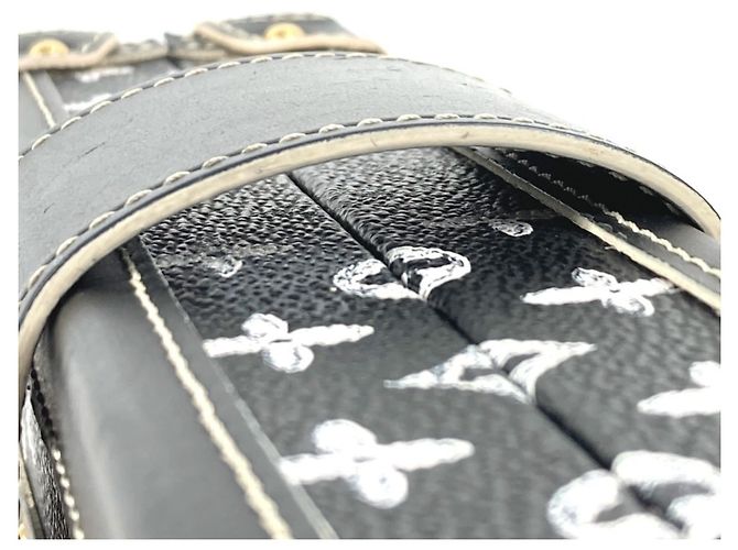 Borsa Petite Malle Catgram Monogramma Louis Vuitton Nero - vista 15