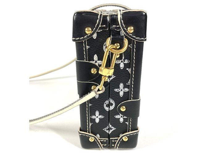 Borsa Petite Malle Catgram Monogramma Louis Vuitton Nero - vista 3