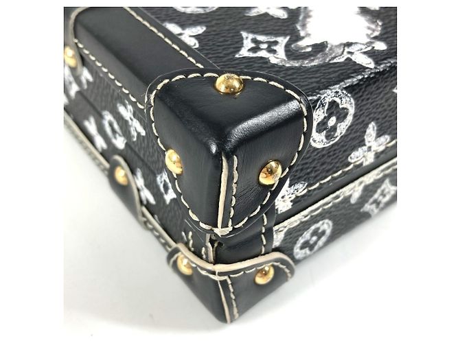 Borsa Petite Malle Catgram Monogramma Louis Vuitton Nero - vista 7