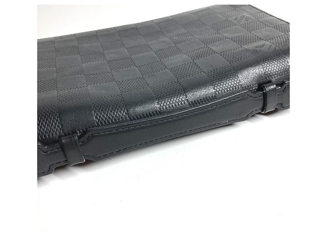 Louis Vuitton Damier Infini Zippy XL Langbörse Schwarz - Ansicht 3