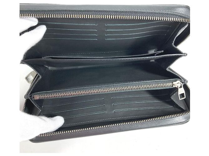 Louis Vuitton Damier Infini Zippy XL Langbörse Schwarz - Ansicht 9