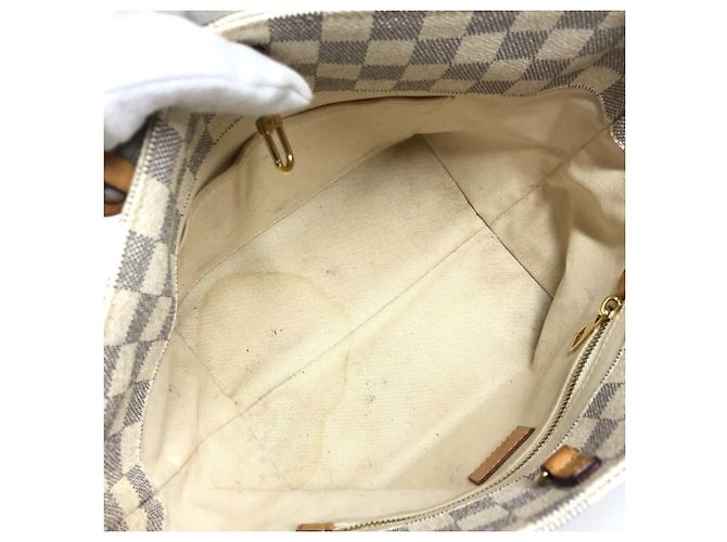 Borsa a Spalla Cabas PM Damier Azur di Louis Vuitton Bianco - vista 10