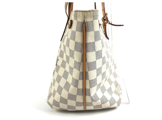 Borsa a Spalla Cabas PM Damier Azur di Louis Vuitton Bianco - vista 4