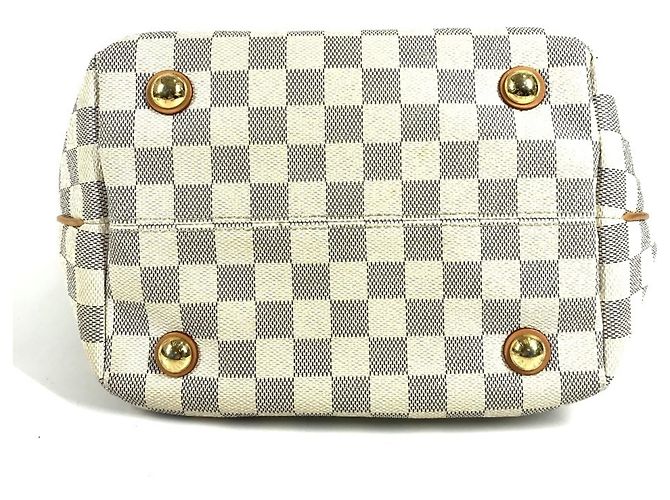 Borsa a Spalla Cabas PM Damier Azur di Louis Vuitton Bianco - vista 5