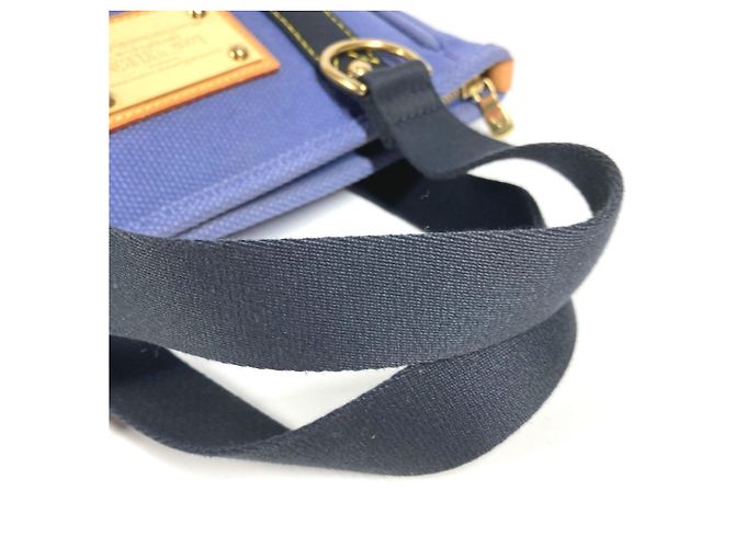 Borsa Tote Louis Vuitton Antigua Cabas PM Blu - vista 9