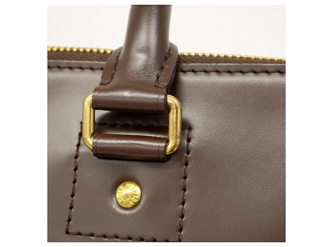 Borsa Boston Damier Greenwich PM Louis Vuitton Damier ebene - vista 9