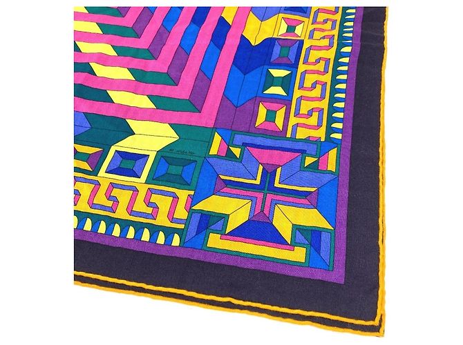 Hermès Le Fil Dariâne Carre Geant 140 Schal Mehrfarben - Ansicht 5