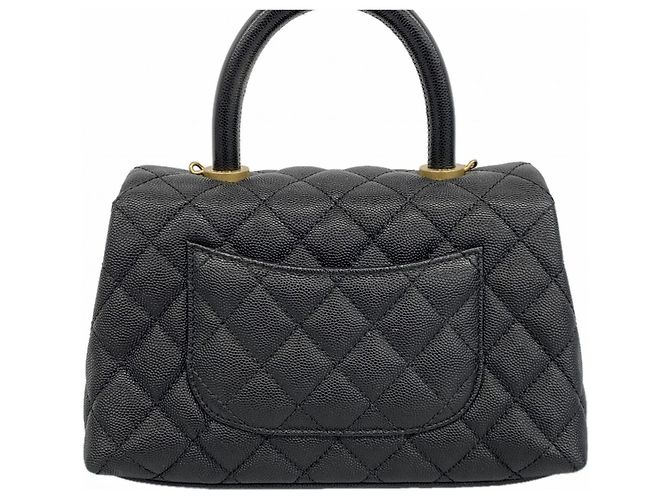 Coco Handle Borsa a Spalla con Catena Matelassé Chanel Nero - vista 11
