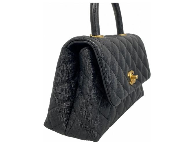 Coco Handle Borsa a Spalla con Catena Matelassé Chanel Nero - vista 2