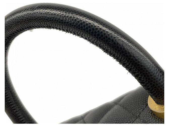 Coco Handle Borsa a Spalla con Catena Matelassé Chanel Nero - vista 7