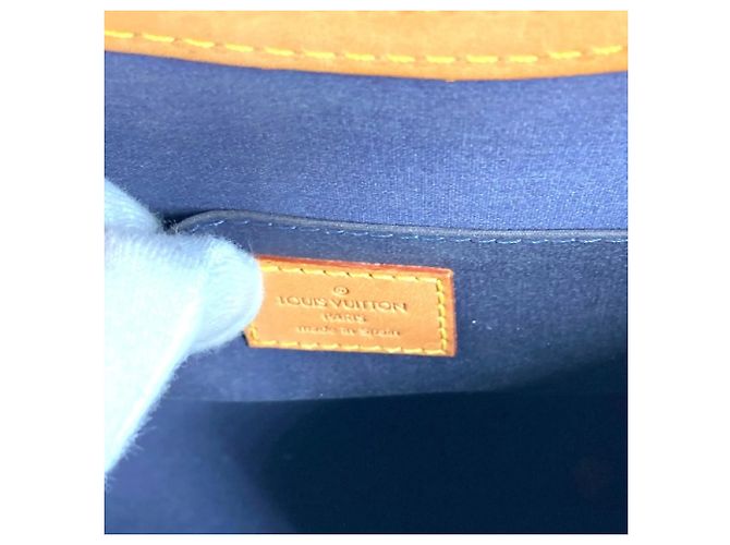 Borsa tote Maple Drive in Monogram Vernis di Louis Vuitton Blu - vista 11