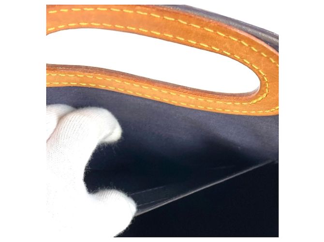 Borsa tote Maple Drive in Monogram Vernis di Louis Vuitton Blu - vista 12