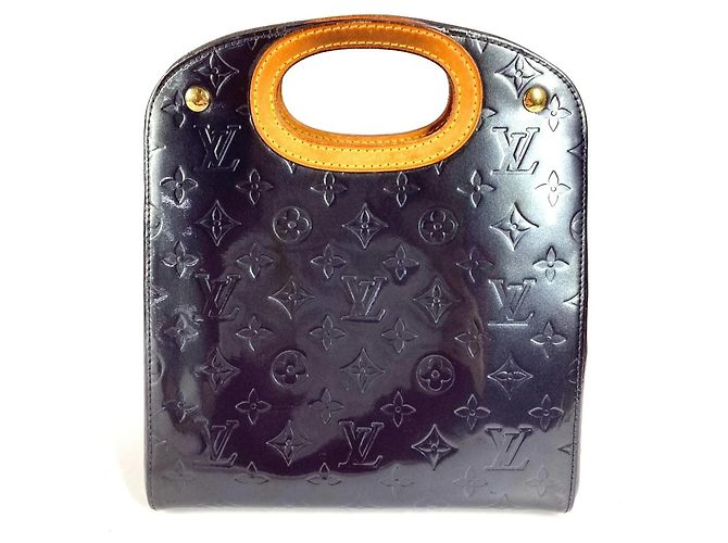 Borsa tote Maple Drive in Monogram Vernis di Louis Vuitton Blu - vista 2