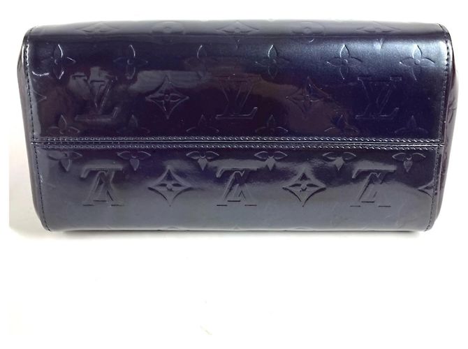 Borsa tote Maple Drive in Monogram Vernis di Louis Vuitton Blu - vista 5