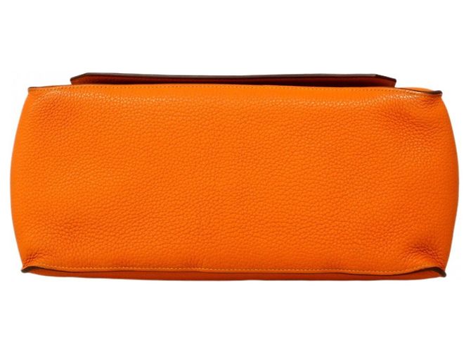 Hermès Hermes Jypsiere 34 Verso Schultertasche Orange Senf - Ansicht 3