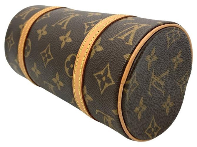 Borsa Louis Vuitton Papillon 19 Marrone - vista 5