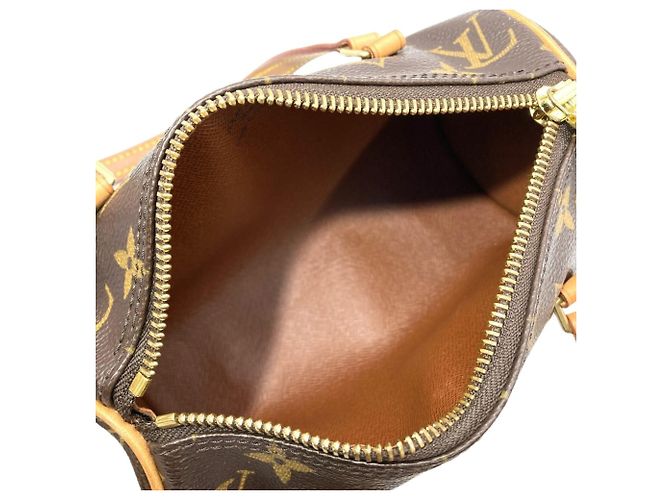 Borsa Louis Vuitton Papillon 19 Marrone - vista 6