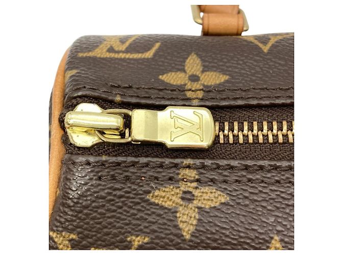 Borsa Louis Vuitton Papillon 19 Marrone - vista 7