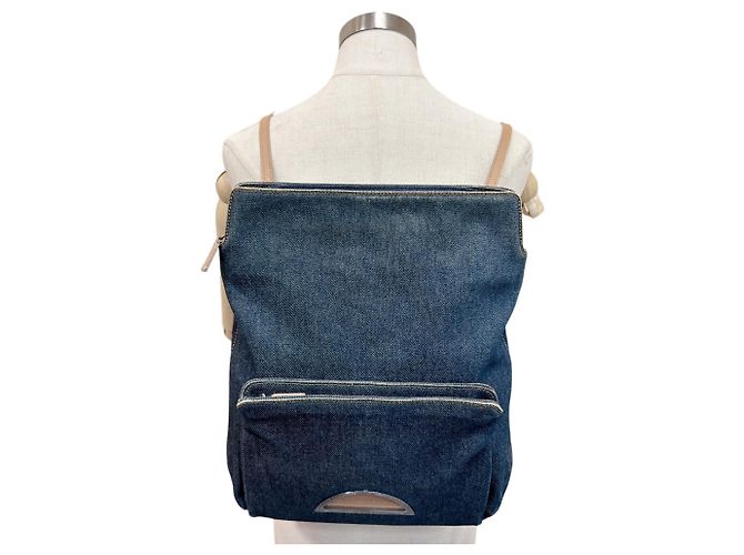 Christian Dior Dior Maris Pearl Rucksack Blau - Ansicht 13