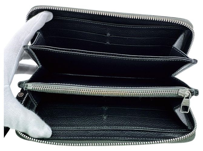 Portafoglio Lungo Monogram Empreinte Louis Vuitton Nero - vista 8
