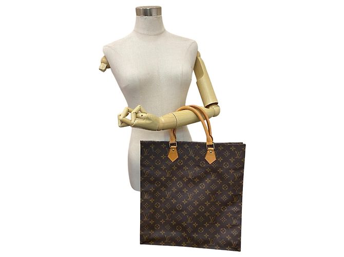 Borsa Tote Monogram Louis Vuitton Marrone - vista 13