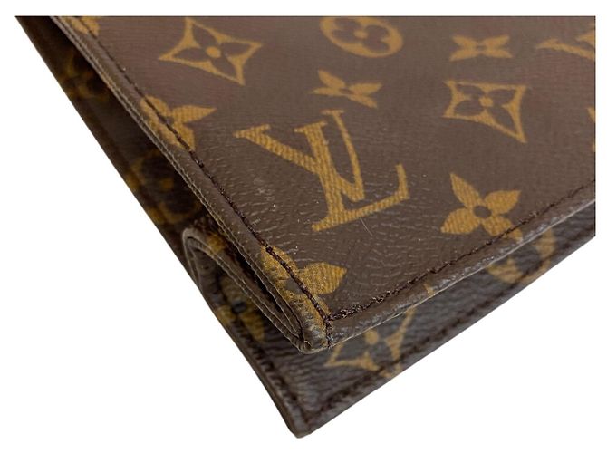 Borsa Tote Monogram Louis Vuitton Marrone - vista 3