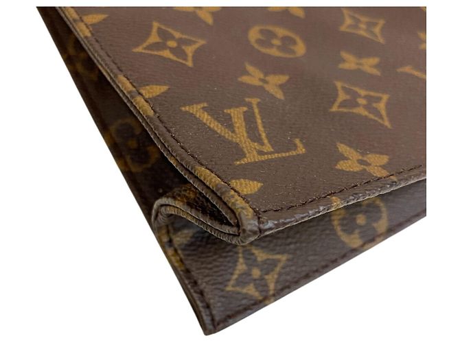 Borsa Tote Monogram Louis Vuitton Marrone - vista 5