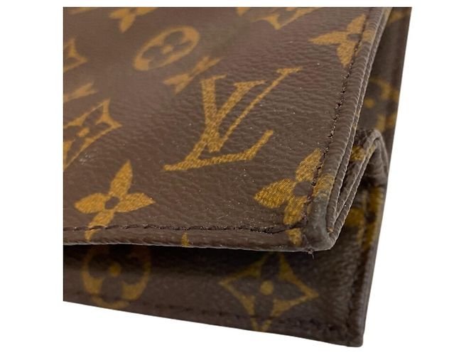 Borsa Tote Monogram Louis Vuitton Marrone - vista 6