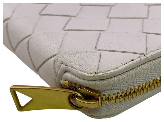 Cartera larga de cuero rosa Bottega Veneta - vista 4
