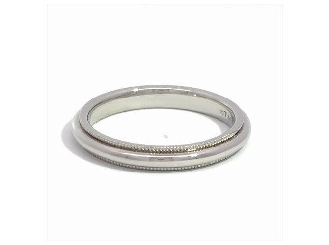 Milgrain-Platinring von Tiffany & Co. - Ansicht 3