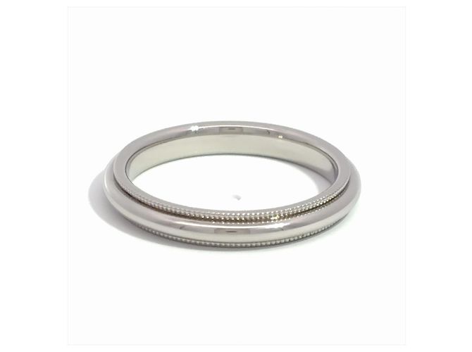 Milgrain-Platinring von Tiffany & Co. - Ansicht 4