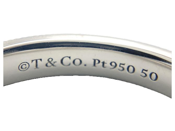 Milgrain-Platinring von Tiffany & Co. - Ansicht 7