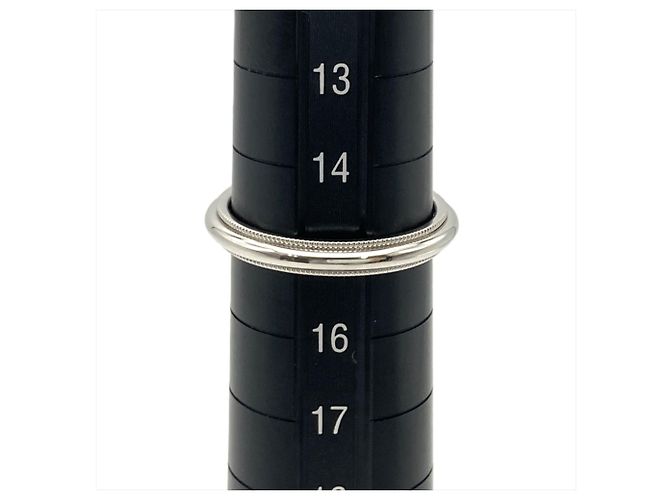 Milgrain-Platinring von Tiffany & Co. - Ansicht 8