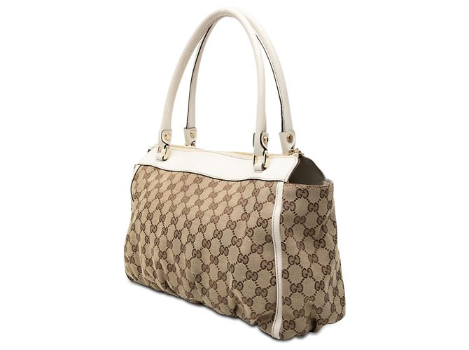 Gucci Beige GG Canvas Abbey D Ring Tote - Ansicht 2