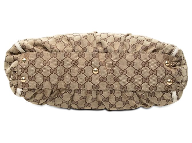 Gucci Beige GG Canvas Abbey D Ring Tote - Ansicht 3