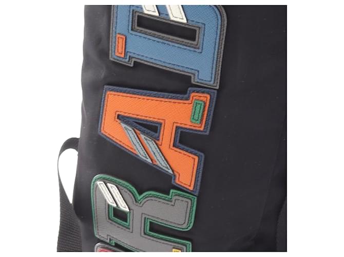 Zaino Tessuto Nero Prada - vista 9