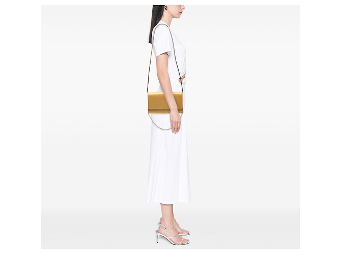 Louis Vuitton Ana in Vernis Monogram Beige - vista 8