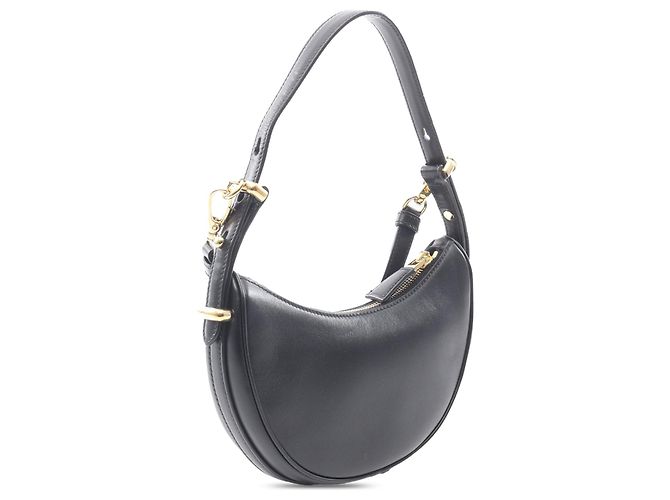 Prada Schwarze Mini Soft Kalbsleder Arque Tasche - Ansicht 2