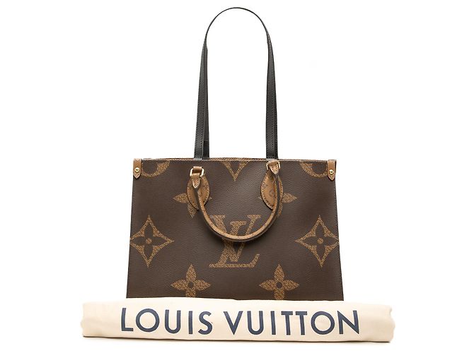Louis Vuitton Monogram Gigante Marrone OnTheGo MM - vista 7